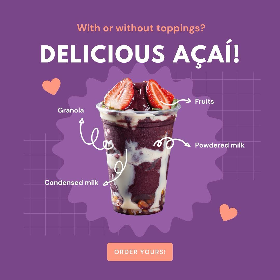 Açaí bowl with fruit